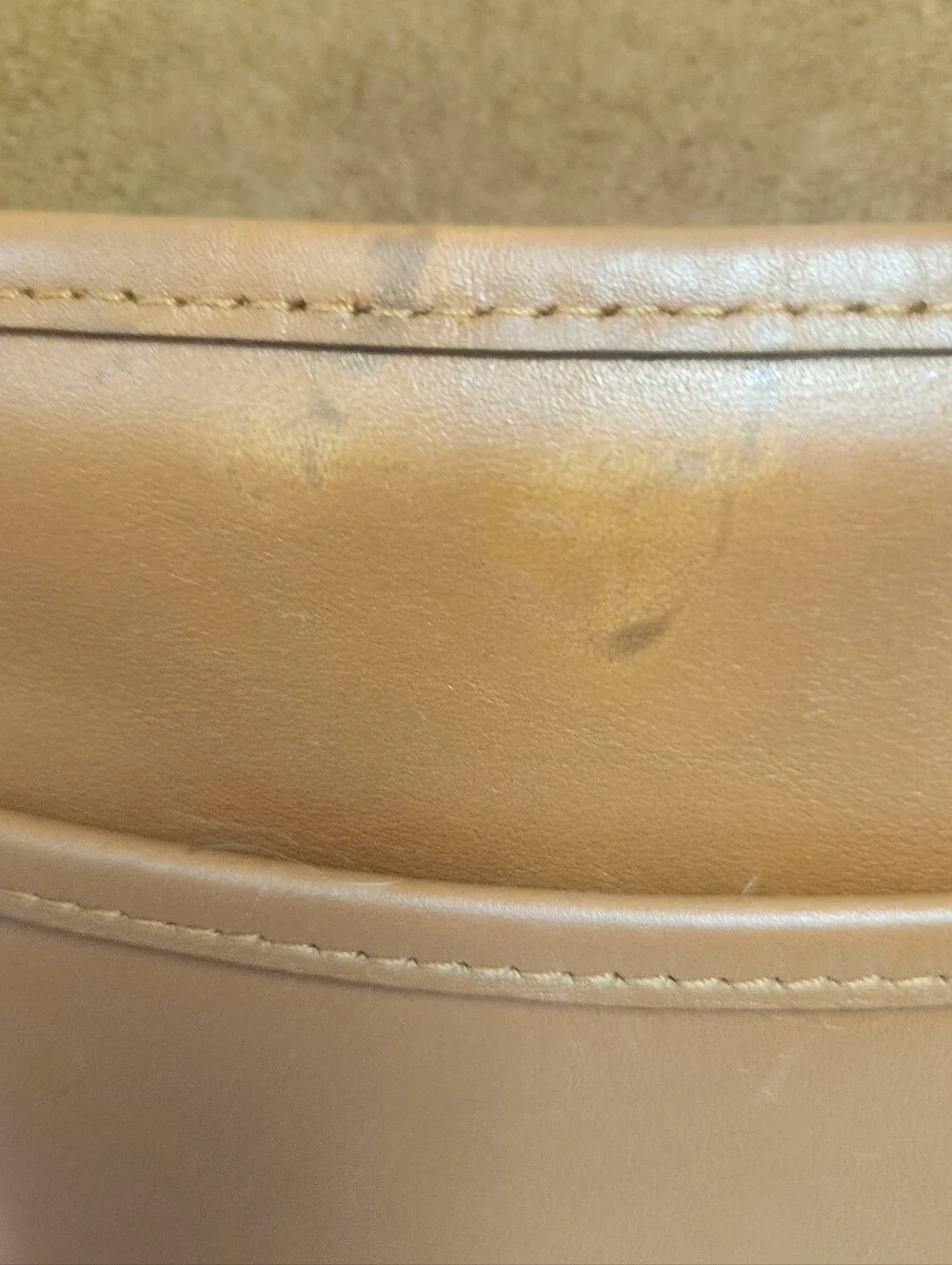 Vintage 1994 Coach Classic Brown Leather Saddle Bag AMAZING 32 YO PURSE